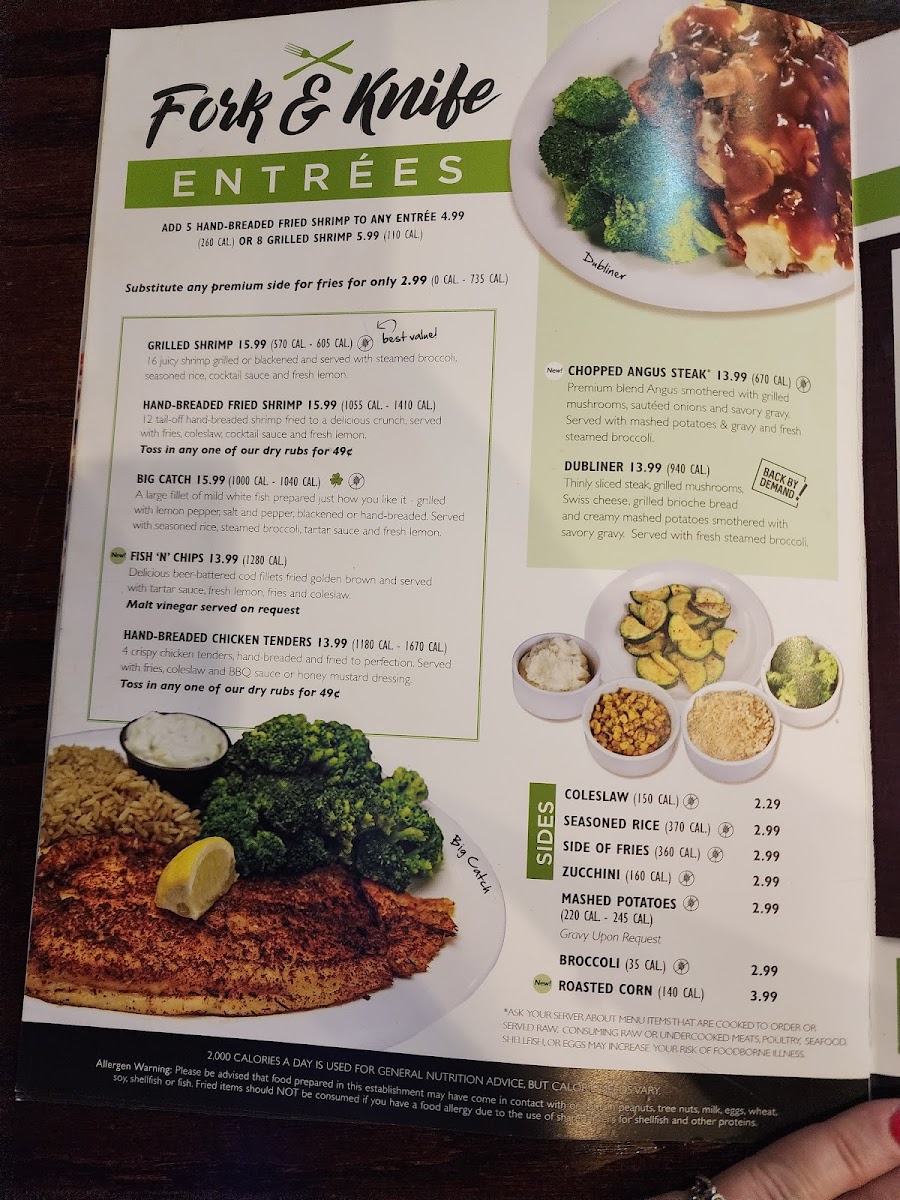 Beef 'o' Brady's Menu-1